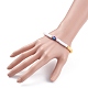 4pcs ensemble de bracelets extensibles heishi surfeur en argile polymère faits à la main BJEW-JB07756-03-3