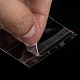 セロハンのOPP袋  小さなジュエリー収納袋  粘着シールバッグ  長方形  透明  7x5cm  一方的な厚さ：0.035mm  インナー対策：5x5のCM X-OPC-R012-10-6
