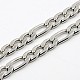 Figaro Chain Necklace for Men NJEW-F027-03-7mm-2