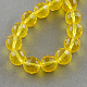 Chapelets de perles en verre transparent GLAA-R095-8mm-20-2