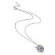 304 Stainless Steel Macrame Pouch Empty Stone Holder for Pendant Necklaces Making NJEW-JN04399-3