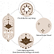 CREATCABIN DIY Poplar Wood Dowsing Pendulum Holders HJEW-CN0001-23J-3
