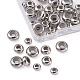 Craftdady 304 perles en acier inoxydable STAS-CD0001-05P-4