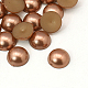 Half Round Domed Imitated Pearl Acrylic Cabochons OACR-H001-6P-1