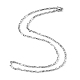 Box Chain Necklace for Men NJEW-F027-17-2.5mm-3