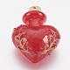 Handmade Lampwork Perfume Bottle Pendants LAMP-I018-B03-1