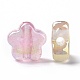 Placage uv perles acryliques lumineuses irisées arc-en-ciel OACR-E010-12-3