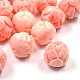 Dyed Synthetical Coral Flower Beads CORA-P001-01-10mm-1