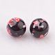 Spray Painted Resin Beads GLAA-F049-A25-2