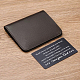 Fingerinspire 1 Pc Rectangle Stainless Steel Blank Thermal Transfer Cards DIY-FG0001-81L-4