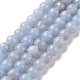 Natürliche Angelit Perlen Stränge G-G840-03-4mm-3