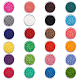 Conjuntos de cuentas redondas de vidrio de 24 color y 12/0 grados a SEED-PH0004-01-1