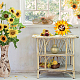 Sonnenblumen-MDF-Holz-Wohndekorationen HJEW-WH0049-002-6