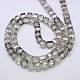 Faceted Cube Shaped Crystal Glass Beads Strands GLAA-F008-F03-3