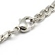 304 Stainless Steel Figaro Chain Bracelet Making STAS-A028-B023P-2