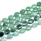 Perles vertes naturelles quartz fraise brins G-L552K-01B-1