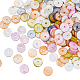 Hobbiesay 300pcs perles de coquillages naturelles teintes SHEL-HY0001-01-1