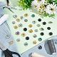 UNICRAFTALE 40 Sets 4 Colors 202 Stainless Steel Sew-On Snap Buttons Metal Clothing Snaps Sewing Snaps Garment Buttons for Sewing Accessories Clothing Coats Dress Sweater Crafts DIY Jewelry BUTT-UN0001-18-2