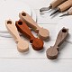 4 cucchiaio di legno grezzo di 142x40x20.5 colori DIY-E026-03-4