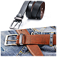 Gorgecraft 3 pz passante per cintura custode cinghia dello zaino custodi in lega rettangolo supporto fascia di fissaggio per passanti per cintura larghi 38-39 mm DIY-GF0005-80B-6