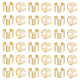 DICOSMETIC 60Pcs Golden Cartilage Cuff Earring Wrap Earring Non-Pierced Earring Findings Adjustable Clip-on Earring Stainless Steel Earring Cuffs for Pierced with Holes for Jewelry Making STAS-DC0009-58-1