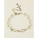 Set di gioielli con perle di vetro per pasqua: bracciali e orecchini SJEW-JS00437-01-2