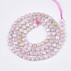 Chapelets de perles en morganite naturelle G-S362-018-2