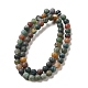 Natural Indian Agate Beads Strands X-G-Q462-6mm-08-4