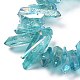 Brins de perles de cristal de quartz naturel G-K181-B31-3