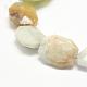 Chapelets de perles en aigue-marine naturelle G-F477-20-21x16mm-3
