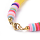 Umweltfreundliche handgefertigte Heishi Perlen Armbänder aus Fimo BJEW-JB04480-03-3