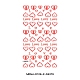 Valentinstag 5d liebe nail art sticker decals MRMJ-R109-Z-D4379-2