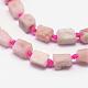 Natural Pink Opal Beads Strands G-P189-07-3