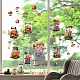 8 Sheets 8 Styles PVC Waterproof Wall Stickers DIY-WH0345-109-5