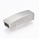 304 Stainless Steel Magnetic Clasps with Glue-in Ends STAS-F130-44P-1