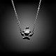 925 Sterling Silver Cubic Zirconia Pendant Necklaces NJEW-BB18710-4