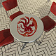 Fingerinspire dragon peinture pochoir 11.8x11.8 pouce réutilisable trois têtes dragon dessin modèle aile dragon décoration pochoir animal pochoir pour peinture sur bois DIY-WH0391-0381-5