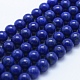 Natural Lapis Lazuli Beads Strands G-P342-01-6mm-AA-1