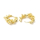 Rack Plating Brass Twist Round Hoop Earrings for Women EJEW-E270-20G-2