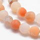 Chapelets de perle en agate géode druzy naturelle X-G-K166-09-8mm-02-3