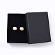 Collane con pendenti in ottone e set di gioielli con orecchini a bottone SJEW-JS01054-10