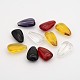 Mixed Color Glass Teardrop Beads X-GS051-1