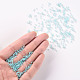 Perline di semi di vetro trasparenti di grado 11/0 X-SEED-N001-D-222-4