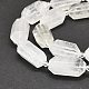 Chapelets de perles en cristal de quartz naturel G-F715-061-4