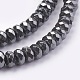 Non-magnetic Synthetic Hematite Beads Strands G-K263-01C-05-3