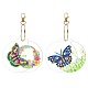 Kits de décoration pendentif diamant thème papillon bricolage DIAM-PW0004-044-1
