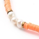 Ensembles de bracelets extensibles en perles heishi en pâte polymère BJEW-JB06145-3
