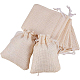 Benecreat 25pcs sacs de toile de jute avec cordon de serrage sacs-cadeaux pochette de bijoux pour festin de noce et bricolage - 3.5 x 2.8 pouces ABAG-BC0001-05B-9x7-1
