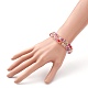 Ensemble de bracelets en perles acryliques transparents pour mère et enfants BJEW-JB06511-4