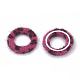 Faux Mink Fur Covered Linking Rings X-WOVE-N009-08F-2